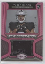 2023 Certified New Generation Jerseys Mirror Pink /299 Tyree Wilson Rookie RC