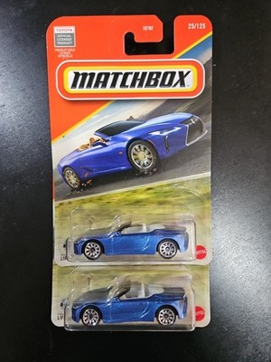 Lot Of 2 2025 Matchbox 2021 Lexus LC 500 Blue FAST BOX SHIPPING 
