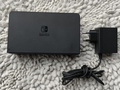 Original Nintendo Switch OLED Dock Dockingstation TV Station HEG-007 Schwarz+ AC