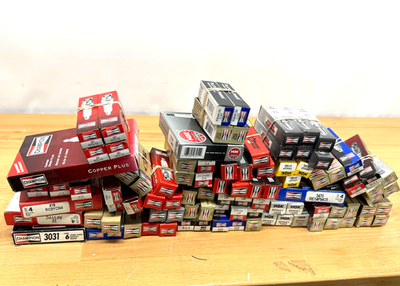 #ad Lot of 119 Champion and NGK Spark Plugs New in Box $99.99
