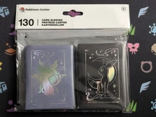 Pokémon Center Card TCG CELESTIAL ESPEON & UMBREON DECK SLEEVES ( 130 )