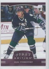 2002-03 ITG Be A Player First Edition 4/10 Oleg Tverdovsky #048 1p3