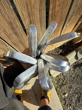 MacGregor Tourney M85T Forged Blade Irons Set 2-9 Vintage Steel Leather Grips