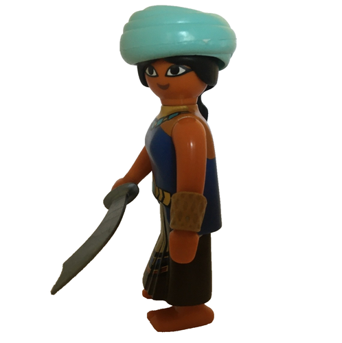 Playmobil Arabian Desert Warrior Woman w/ sword- C31 - Picture 2 of 7