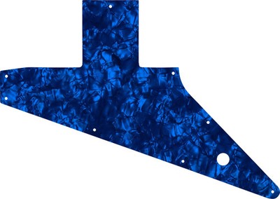 WD Custom Pickguard For Gibson 2010-2018 Explorer #28DBP Dark Blue Pearl/Blac...