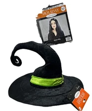 Holiday Inspirations Twisted Witch Hat  Wig Holloween Costume NWT Wicked Cosplay