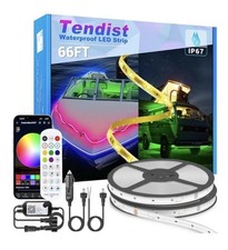 66FT  RGB Marine Grade/ Remote / Lights RV/Boat/ Boat Dock/ Remote Music Sync