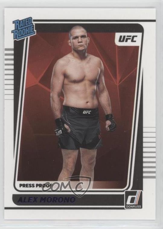 2022 Donruss UFC Rated Rookie Press Proof Purple Alex Morono #219 Rookie RC w5b