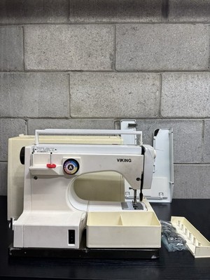 Vintage Viking Husqvarna Sweden Model 64 40 Sewing Machine Colormatic *UNTESTED