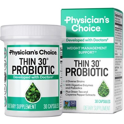 Physician's CHOICE Probiotics for Weight Management & 30 Count (Pack of 1) 