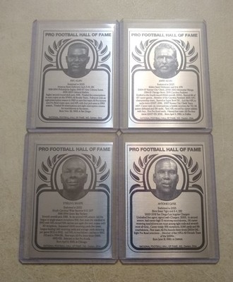 Rare 2025 Jared Allen Metallic Pro Football Hall of Fame Card - Unsigned