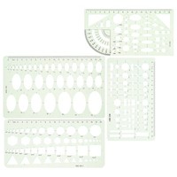 4 Pcs Kreis Schablone Vorlage Schablonen Zum Basteln Zeichnen Von VorräTen