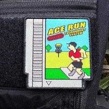 Disc Golf Pins Ace Run Disc Golf Patch - Hook And Loop