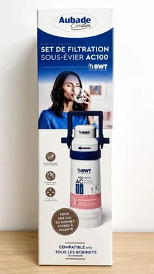 Filtre Sous Évier AC100 BWT Compatible Tout Les Robinets Valeur En Magasin 160€ - Photo 1/4