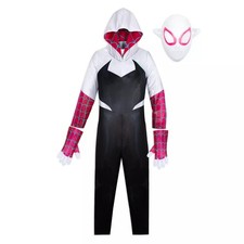 Disney Store Spider Gwen Marvel Costume Kid Across Spider-Verse Spider Man Ghost