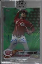 2018 Topps Clearly Authentic Auto Green 20/99 Luis Castillo #CAA-LC Auto a2v
