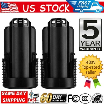 2x 3500mAh 12V Li-ion Battery For Dremel 8200 8220 8300 B812-03 B812-02 B812-01