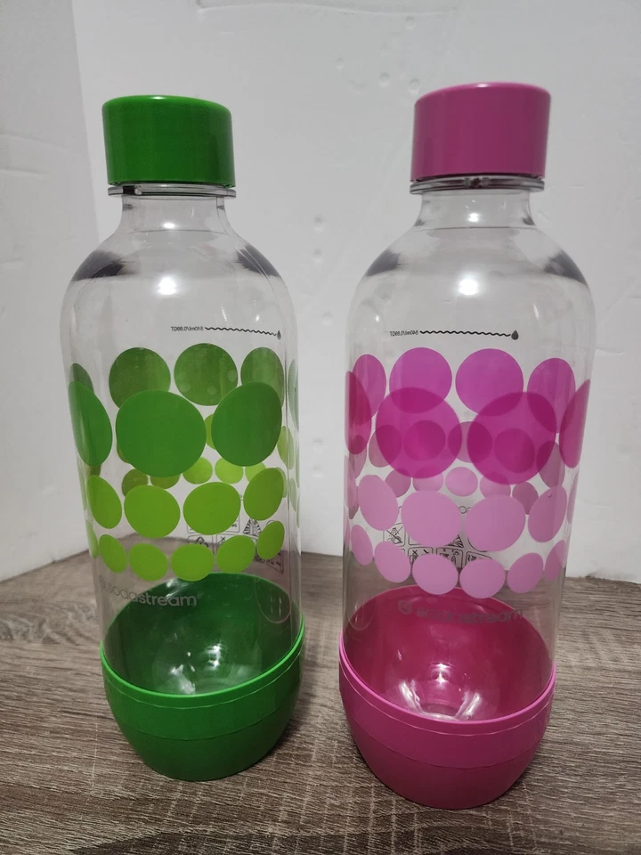 Sodastream газированная вода 1 литр бутылки замена подержанные OEM лот из 2 - Изображение 2 из 3