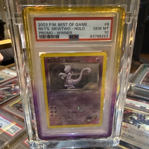 Wizards of the Coast 2003 Best of Game Rocket's Mewtwo Winner Holo #8 PSA 10