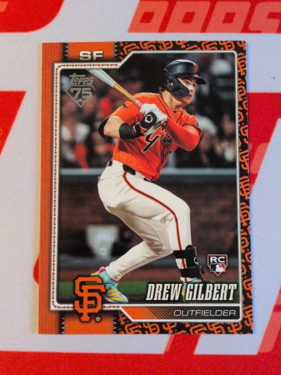 Topps 2026 Series 1 Drew Gilbert #155 RC Team Border Giants SSP