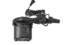 QPAU Electric Air Pump HT-1988A AC 120V 130W with 3 Nozzles Inflator/Deflator