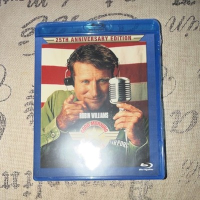 Touchstone Good Morning, Vietnam Blu-ray, Robin Williams, Levinson, Widescreen, 