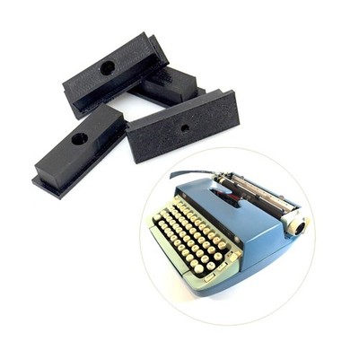 x4 New Rubber Feet for Smith Corona Classic / Galaxie / Sterling Typewriter SCM