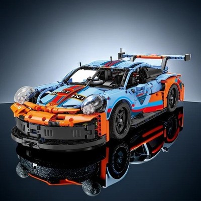 Porsche 911 RSR Martini Gebäudetechnik Set - Detaillierte Speed Champions
