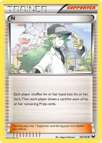 Pokémon TCG - N - 96/108 - Uncommon - Black & White: Dark Explorers [Light Play]