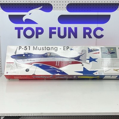 WORLD MODELS MISS AMERICA P-51 MUSTANG RC AIRPLANE KIT (YELLOW