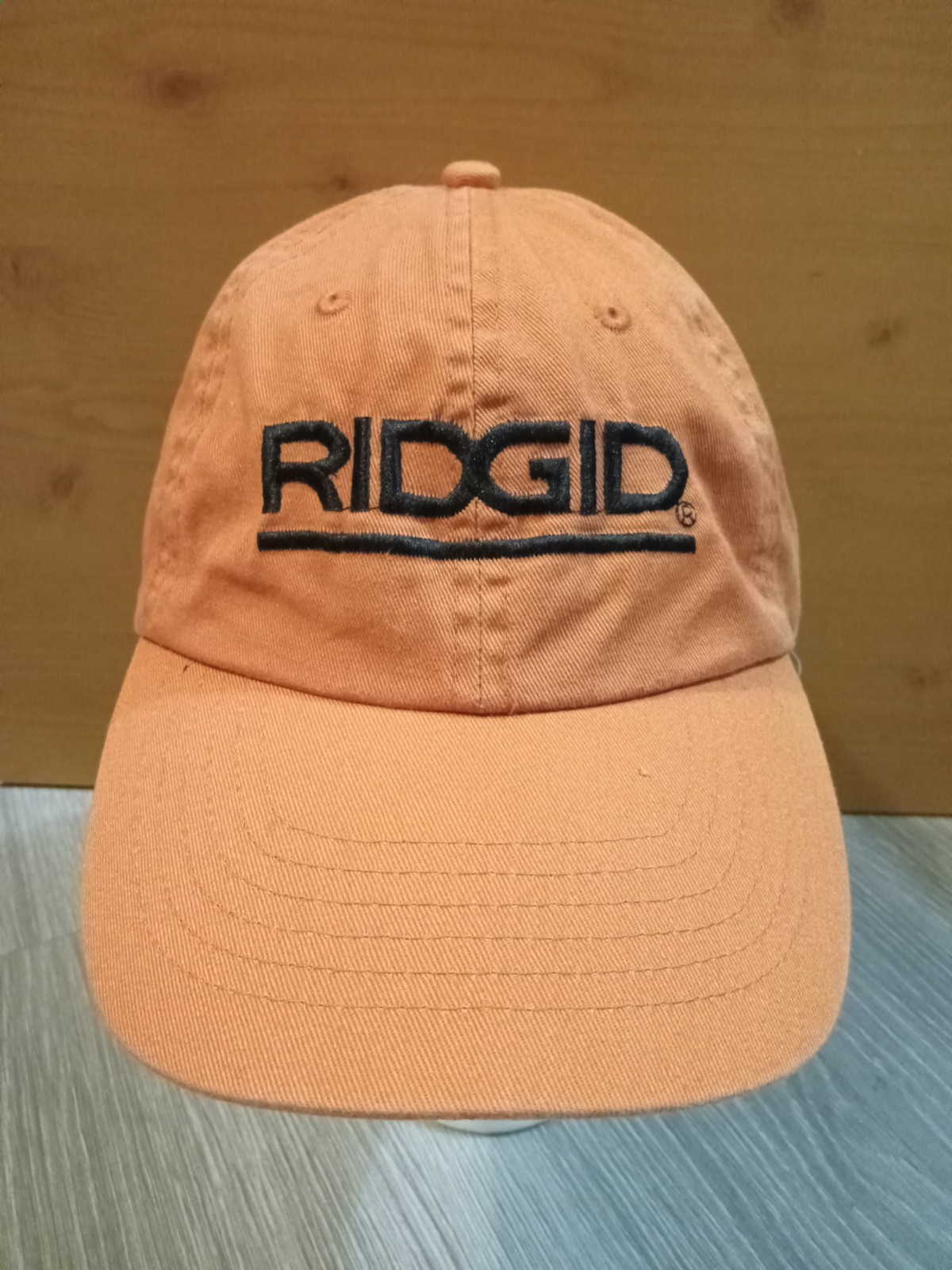 Ridgid Tools Cap Orange Adjustable Carpenter Truc… - image 1