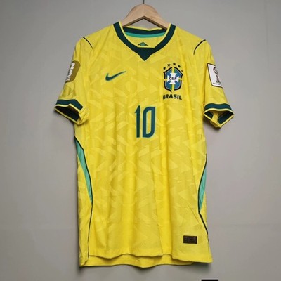 Brazil Neymar Jr 26/27 Home Jersey Or ( Customize Your Size, name