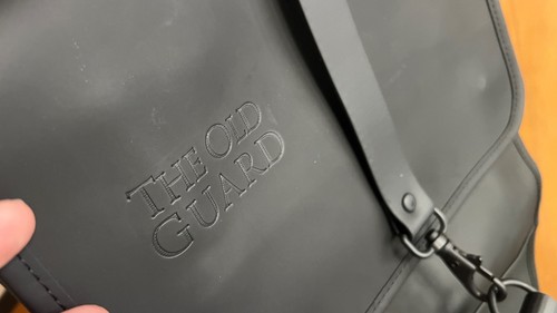 RAINS Backpack Waterproof PU Black Netflix Cast gift The Old Guard Movie Film - Picture 8 of 8