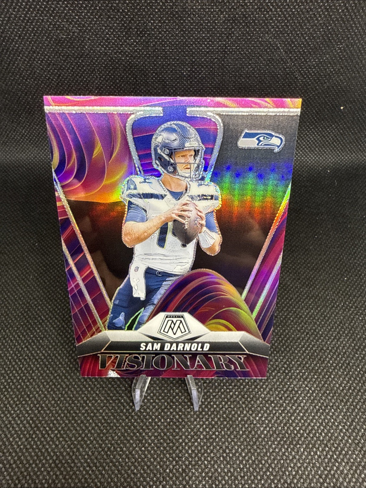 2025 Panini Mosaic - Visionary Sam Darnold #22