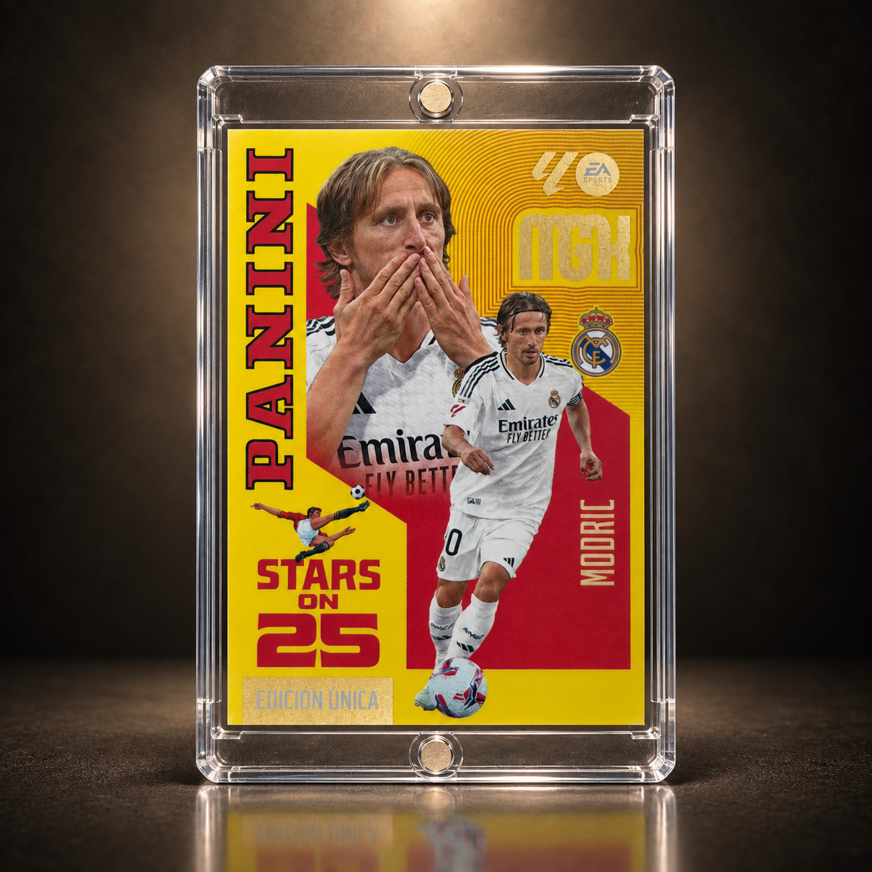 LUKA MODRIC MEGACRACKS 25 ANIVERSARIO GOLD EDICION UNICA 2026-27 PANINI AR10