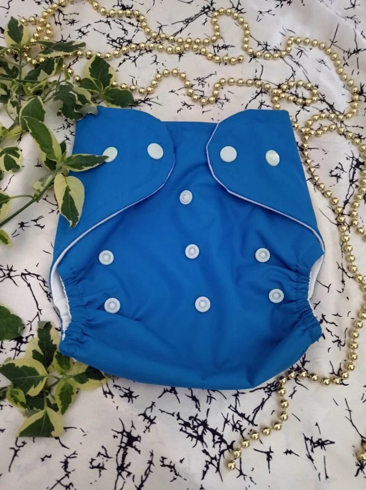 Washable Cloth Reusable Diapers Baby Diaper Pocket Inserts Adjustable Free size - Image 4 of 4