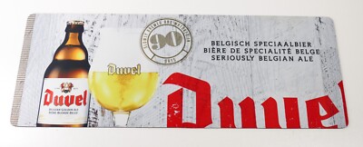 Duvel Bier Barläufermatte Bière Barrunner Gläser Abtropfmatte Bar Club 0986