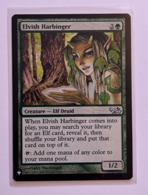 MTG - Duel Decks - Elvish Harbinger - Uncommon 0004