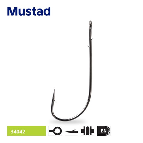 Mustad UltraPoint Worm Hooks - Cod Bass Pollock Ray Conger Sea Fishing Tackle - Picture 1 of 4