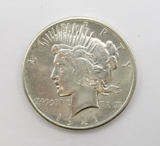 1921 United States 90 Peace Dollar Lots of Luster