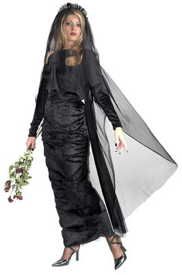 adult black widow dress costume Ghost Town Black Widow Adult Costume Medium