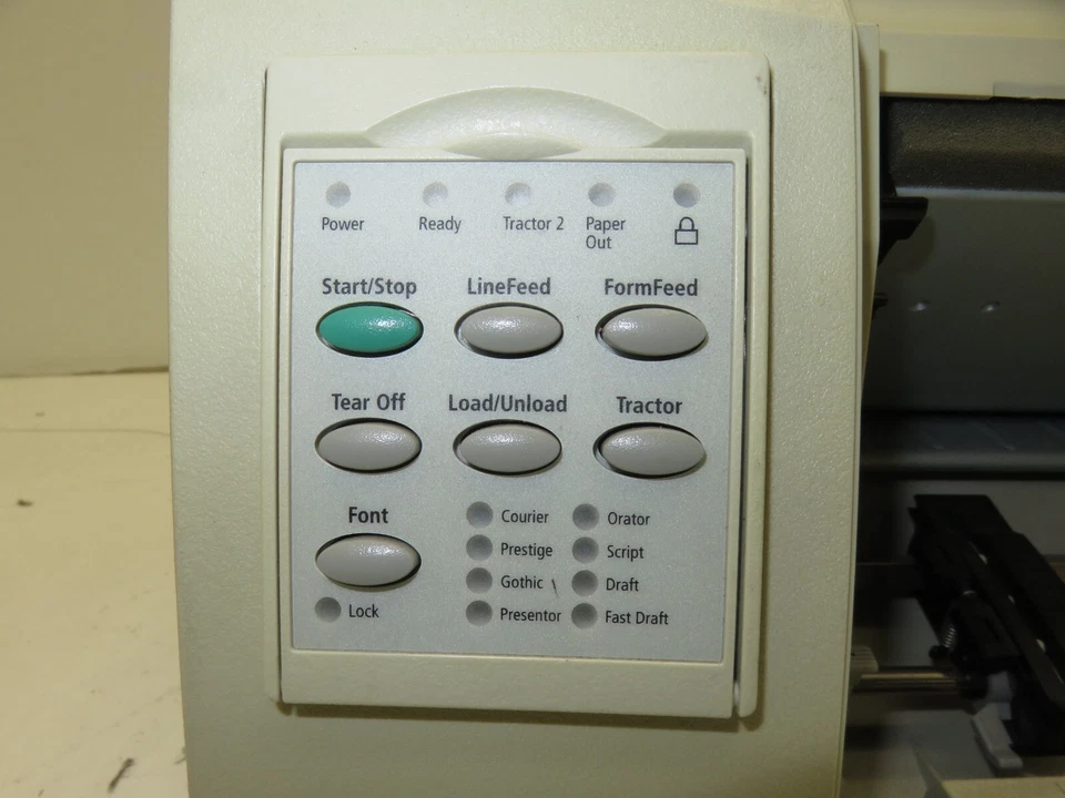 Lexmark 2400 Series 2490-100 Dot Matrix Printer - Works - Image 3 of 4