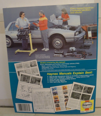 Haynes Auto Repair Manual 1627 - Buick Oldsmobile Pontiac Full