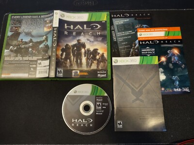 Halo: Reach (Xbox 360, 2010) CIB NO DLC INCLUDED