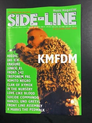SIDE-LINE Music Magazine #23, 1998 With Compilation CD, KMFDM, FRONT 242, SEALED