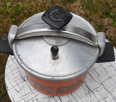 Cocotte Minute SEB Vintage Orange – 8 Litres – Compatible Gaz