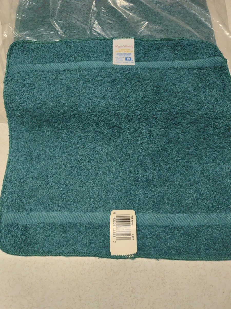 12 Pack Vintage Cannon Royal Classic Evergreen Wash Clothes Towels