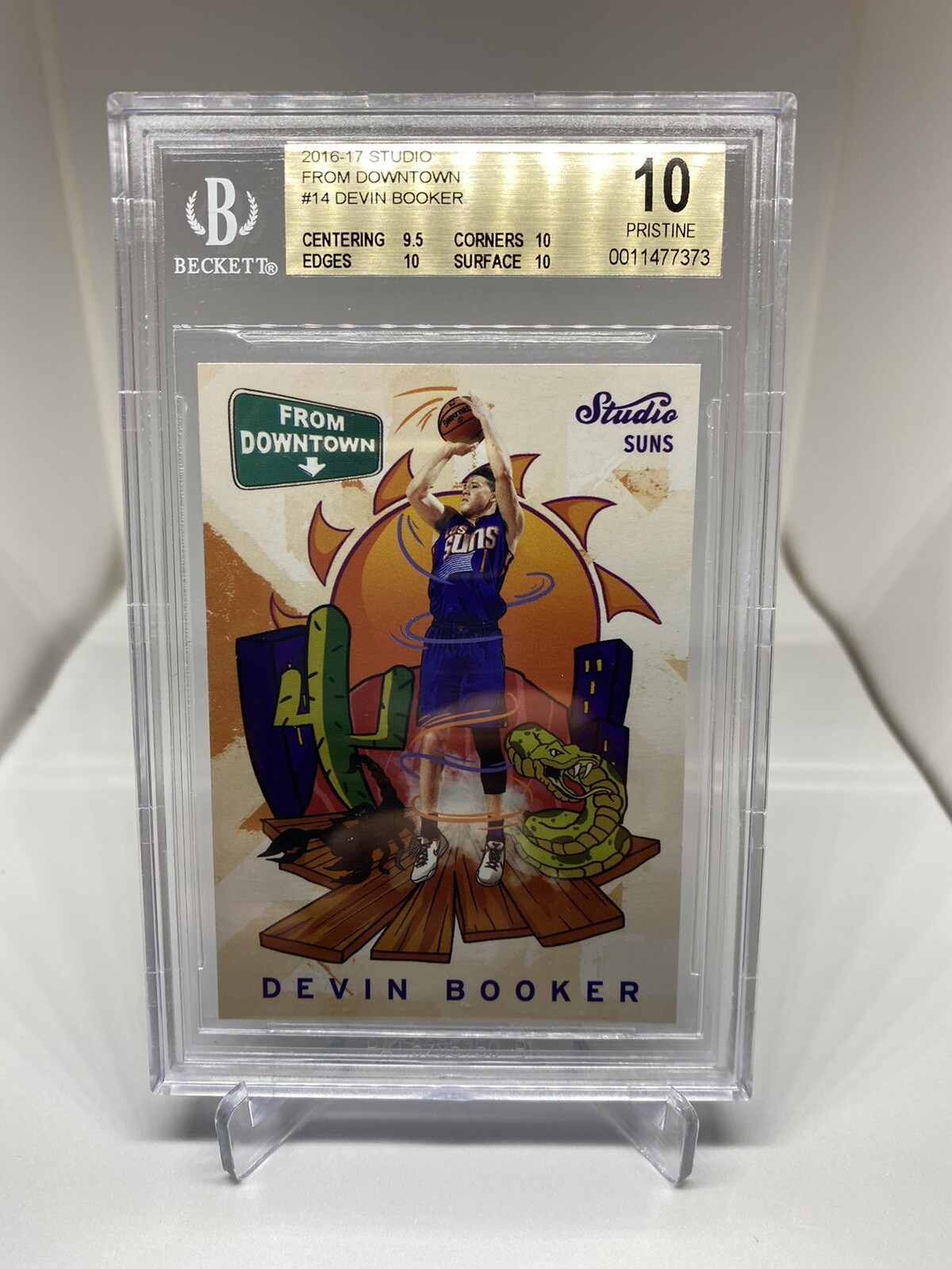 2016-17 Studio Devin Booker From Downtown #FD14 BGS 10
