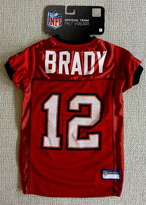 Mini Nepal Tom Brady Patriots Dog Jersey Pet Wear Tampa Bay Bucs