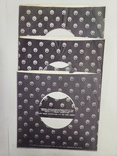 45 RPM 7" RECORD SLEEVES CO. SLEEVE 3 PACK SEE PHOTOS - NSD SLV198